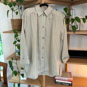 Stine Goya Striped Mock Neck Tunic